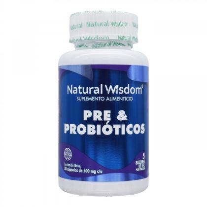 Probióticos 30 cápsulas – Natural Wisdom