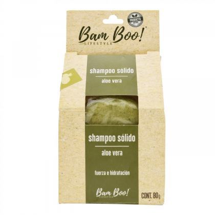 Shampoo Sólido Aloe Vera 80 g – Bam Boo! Lifestyle